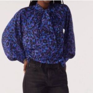 Ba&sh Lima long sleeve tie top blouse